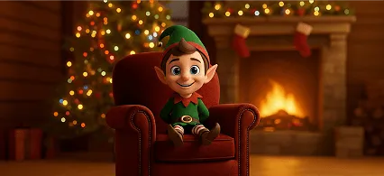 Elf: Cozy Living Room scene