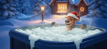 Reindeer: Spa Before the Sleigh scene