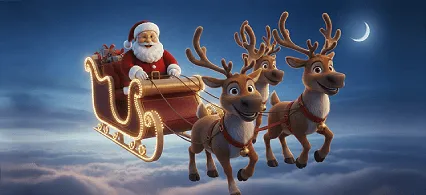Santa: Sky Ride scene