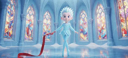 Snowflake: Ice Palace Ballroom scene